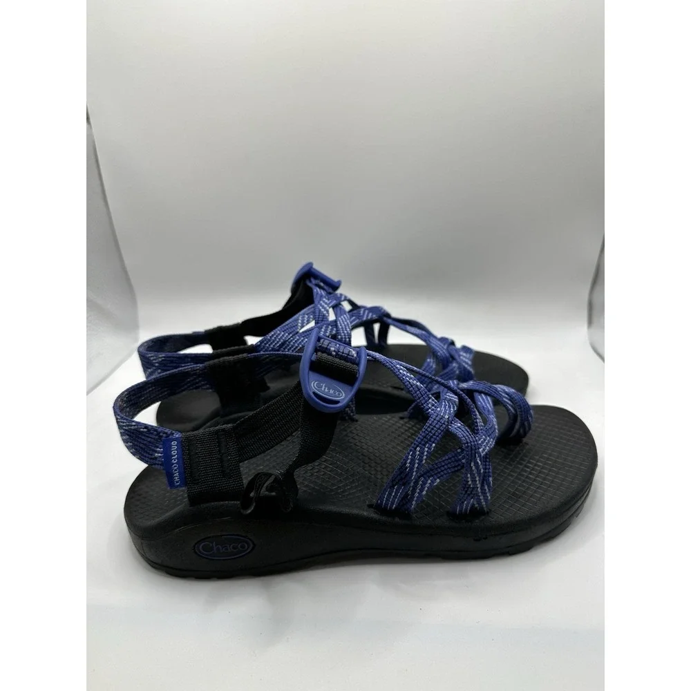 Chaco Cloud Blue And White Sandals Women's 7